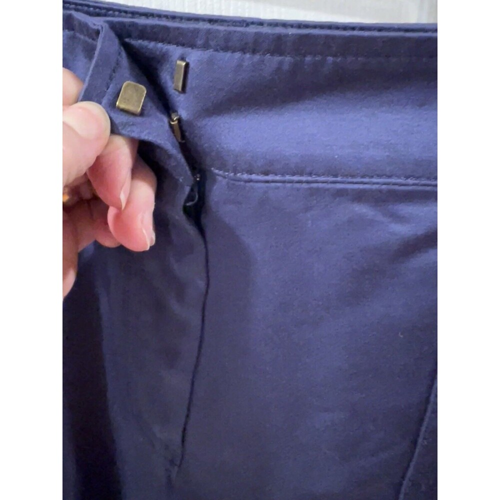 Ann Taylor Loft Pants Women Sz 8 Ankle Jogger Elastic Pockets casual urban New - Picture 13 of 14